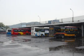 Quang cảnh Bến xe Trung tâm thành phố Đà Nẵng. (Ảnh: Quốc Dũng/TTXVN)