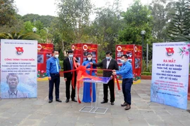 Lễ ra mắt bản đồ số giới thiệu thân thế, sự nghiệp cách mạng và cuộc đời đồng chí Tô Hiệu. (Ảnh: Quang Quyết/TTXVN)