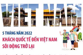 [Infographics] Du khách quốc tế đến Việt Nam sôi động trở lại