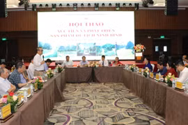 Quang cảnh buổi hội thảo. (Ảnh: Đức Phương/TTXVN)