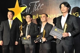 Các nghệ sĩ được tôn vinh. (Ảnh: PV/Vietnam+)