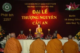 Quang cảnh buổi lễ. (Ảnh: Thanh Hải/Vietnam+)