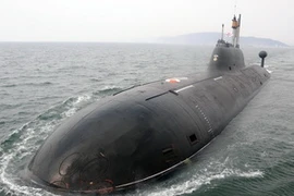 Tàu ngầm chạy bằng năng lượng hạt nhân INS Chakra. (Nguồn: courrierstrategique.com)