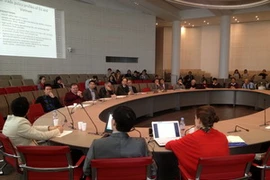 Quang cảnh Đại hội AVSE tại Paris. (Ảnh: Trung Dũng-Nguyễn Tuyên/Vietnam+)