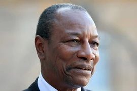 Tổng thống Guinea Alpha Conde. (Nguồn: AFP)