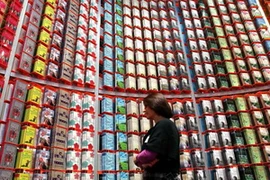 Khách tham quan Hội chợ sách Frankfurt. (Nguồn: Getty)