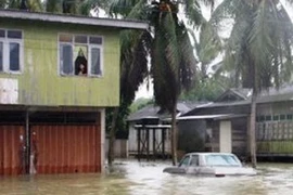 Cảnh ngập lụt ở bang Terengganu. (Nguồn: poleshift.ning.com)