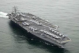 Tàu sân bay USS Nimitz. (Nguồn: en.wikipedia.org)