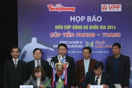 Thưởng 200 triệu đồng cho nhà vô địch Siêu Cúp quốc gia 2015 