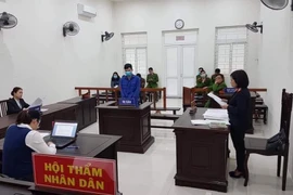 Bị cáo Trần Văn Phương trong phiên tòa xét xử vụ mua bán thận. (Ảnh: Kim Anh/Vietnam+)