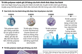 Những thông số về tờ tiền polymer mệnh giá 20 bảng của Anh