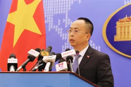 Phó Phát ngôn Bộ Ngoại giao Đoàn Khắc Việt. (Ảnh: Lâm Khánh/TTXVN)