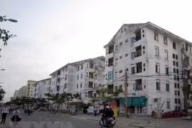 Khu nhà ở dành cho người thu nhập thấp tại phường Nại Hiên Đông, quận Sơn Trà, Đà Nẵng. (Ảnh: Tuấn Anh/TTXVN)