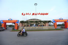Nhà thi đấu thể dục, thể thao tỉnh Ninh Bình. (Ảnh: Hoàng Hiếu/TTXVN)