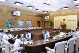 Một phiên họp của Ủy ban Thường vụ Quốc hội. (Nguồn: TTXVN)