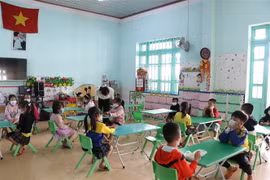 Một lớp học của trẻ mầm non. (Nguồn: TTXVN)