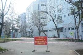 Bốn toàn nhà Ký túc xá phía Tây (đường Hà Văn Tính, quận Liên Chiểu) được thiết lập làm Bệnh viện Dã chiến số 2. (Ảnh: Văn Dũng/TTXVN)