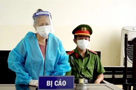 Bị cáo Phi tại phiên tòa sơ thẩm. (Ảnh: TTXVN phát)