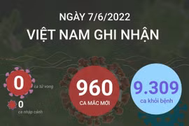 Cập nhật tình hình dịch COVID-19 tại Việt Nam ngày 7/6.