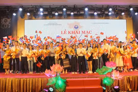 Trại hè Việt Nam 2022 thu hút sự tham gia của 107 thanh niên, sinh viên là người Việt Nam ở nước ngoài đến từ 25 quốc gia, vùng lãnh thổ trên thế giới. (Ảnh: Bích Huệ/TTXVN)