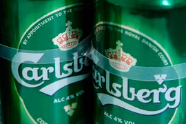 Carlsberg là nhà sản xuất bia lớn thứ tư thế giới. (Nguồn: AP)