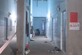 Hiện trường vụ án. (Ảnh: Đậu Tất Thành/TTXVN)