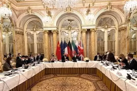 Toàn cảnh vòng đàm phán nhằm khôi phục thỏa thuận hạt nhân Iran tại Vienna, Áo. (Ảnh: IRNA/TTXVN)