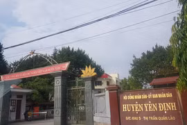 Trụ sở UBND huyện Yên Định, tỉnh Thanh Hóa. (Nguồn: Kinhtenongthon.vn)