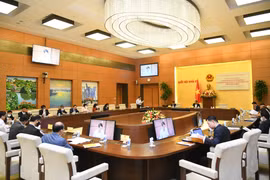 Quang cảnh cuộc làm việc. (Nguồn: Đại biểu nhân dân)