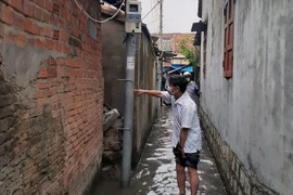 Khu vực xảy ra tai nạn. (Ảnh: Xuân Triệu/TTXVN)