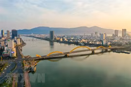 Thành phố Đà Nẵng bên bờ sông Hàn. (Ảnh: Trần Lê Lâm/TTXVN)