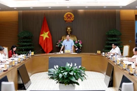 Phó Thủ tướng Lê Minh Khái phát biểu. (Ảnh: An Đăng/TTXVN)