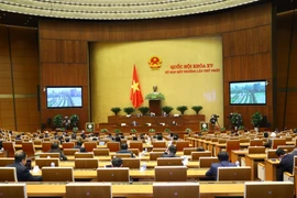 Toàn cảnh phiên họp chiều 10/1. (Ảnh: Văn Điệp/TTXVN)