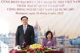 Chủ tịch Quốc hội Vương Đình Huệ phát biểu. (Ảnh: Doãn Tấn/TTXVN)