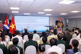 Quang cảnh buổi lễ. (Ảnh: Xuân Khu/TTXVN)