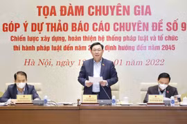 Chủ tịch Quốc hội Vương Đình Huệ phát biểu khai mạc. (Ảnh: Doãn Tấn/TTXVN)