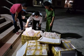 Số nội tạng bị phát hiện, bắt giữ. (Nguồn: PLO)