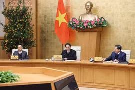 Thủ tướng Phạm Minh Chính chủ trì phiên họp. (Ảnh: Dương Giang/TTXVN)