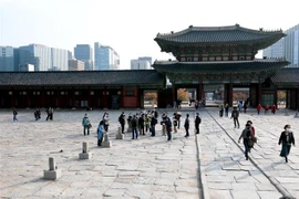 Cung điện Gyungbok (Cung Cảnh Phúc) ở Hàn Quốc. (Ảnh: Anh Nguyên/TTXVN)