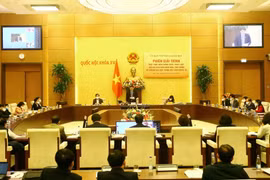 Quang cảnh phiên giải trình. (Ảnh: An Đăng/TTXVN)