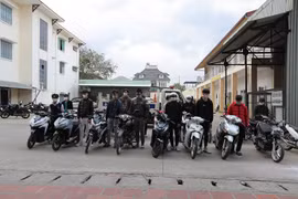 Các thanh, thiếu niên vi phạm. (Nguồn: Công an nhân dân)