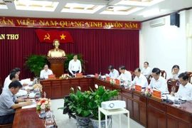 Quang cảnh cuộc họp. (Ảnh: Thanh Liêm/TTXVN)