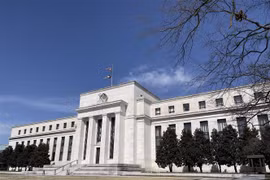 Trụ sở Fed tại Washington, DC, Mỹ. (Ảnh: AFP/TTXVN)