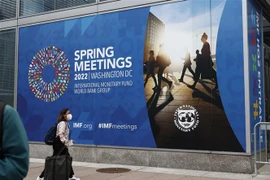 Trụ sở Quỹ Tiền tệ Quốc tế (IMF) tại Washington DC. (Ảnh: THX/TTXVN)