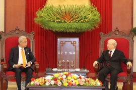 Tổng Bí thư Nguyễn Phú Trọng tiếp Thủ tướng Malaysia Dato’ Sri Ismail Sabri bin Yaakob thăm chính thức Việt Nam. (Ảnh: Trí Dũng/TTXVN)
