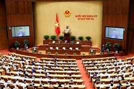 Toàn cảnh phiên họp Quốc hội sáng 6/6. (Ảnh: Doãn Tấn/TTXVN)