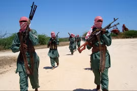 Các tay súng của nhóm thánh chiến Al-Shabaab. (Nguồn: Reuters)