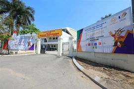 Nhà thi đấu Sóc Sơn là nơi diễn ra môn thi đấu Vovinam tại SEA Games 31. (Ảnh: Tuấn Anh/TTXVN)