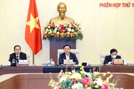 Chủ tịch Quốc hội Vương Đình Huệ phát biểu. (Ảnh: Doãn Tấn/TTXVN)