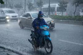 Nhiều khu vực mưa dông cục bộ. (Ảnh minh họa. Nguồn: Vietnam+)